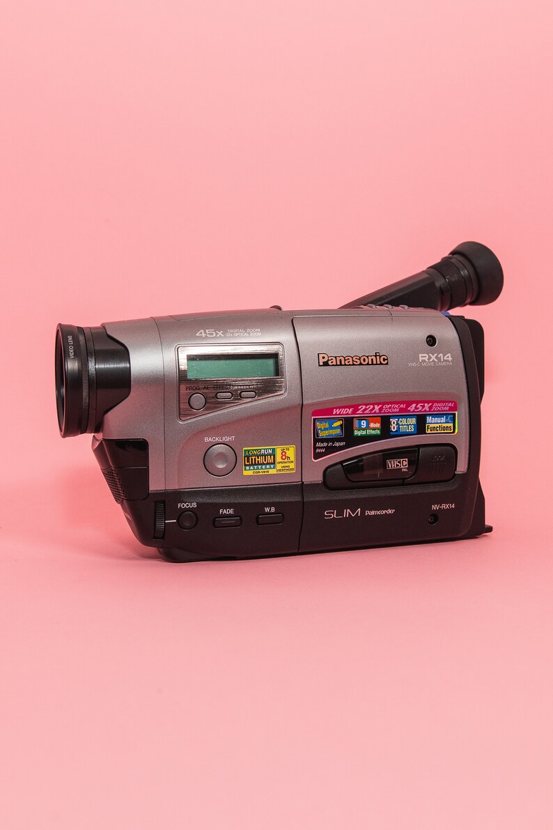 VHS Camcorder Compact Retro Vintage Video Camera Etsy