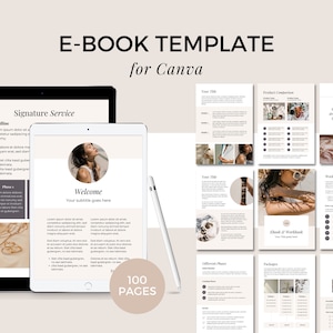 Business Ebook Template, Editable Ebook Template Canva, Workbook Template, Multipurpose Ebook Template, Lead Magnet, Ebook + Workbook Bundle