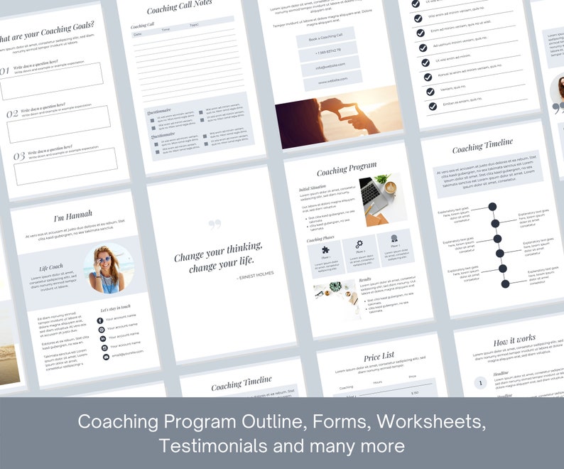 Coaching Client Welcome Package | Coaching Onboarding Packet | Client ...