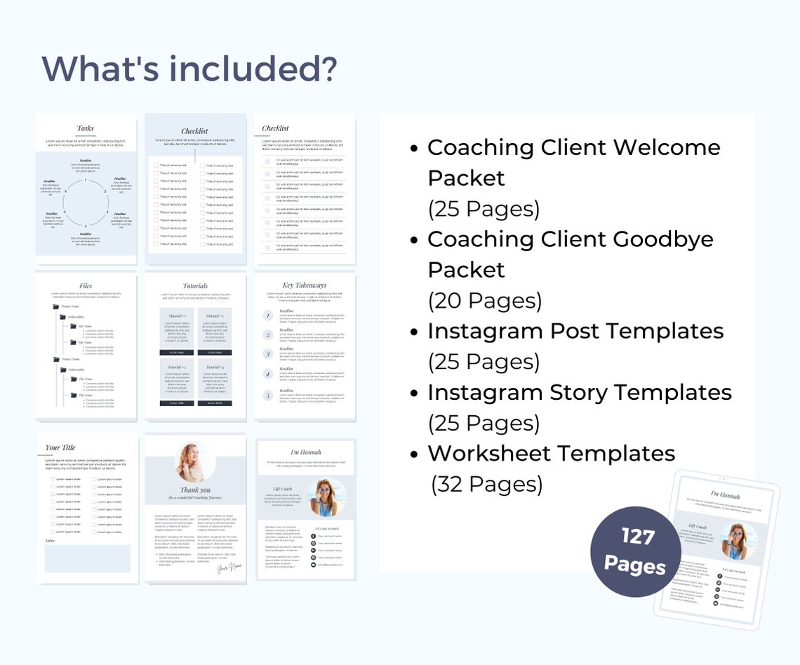 120+ Canva Coach Template Bundle | Coaching Client Onboarding ...