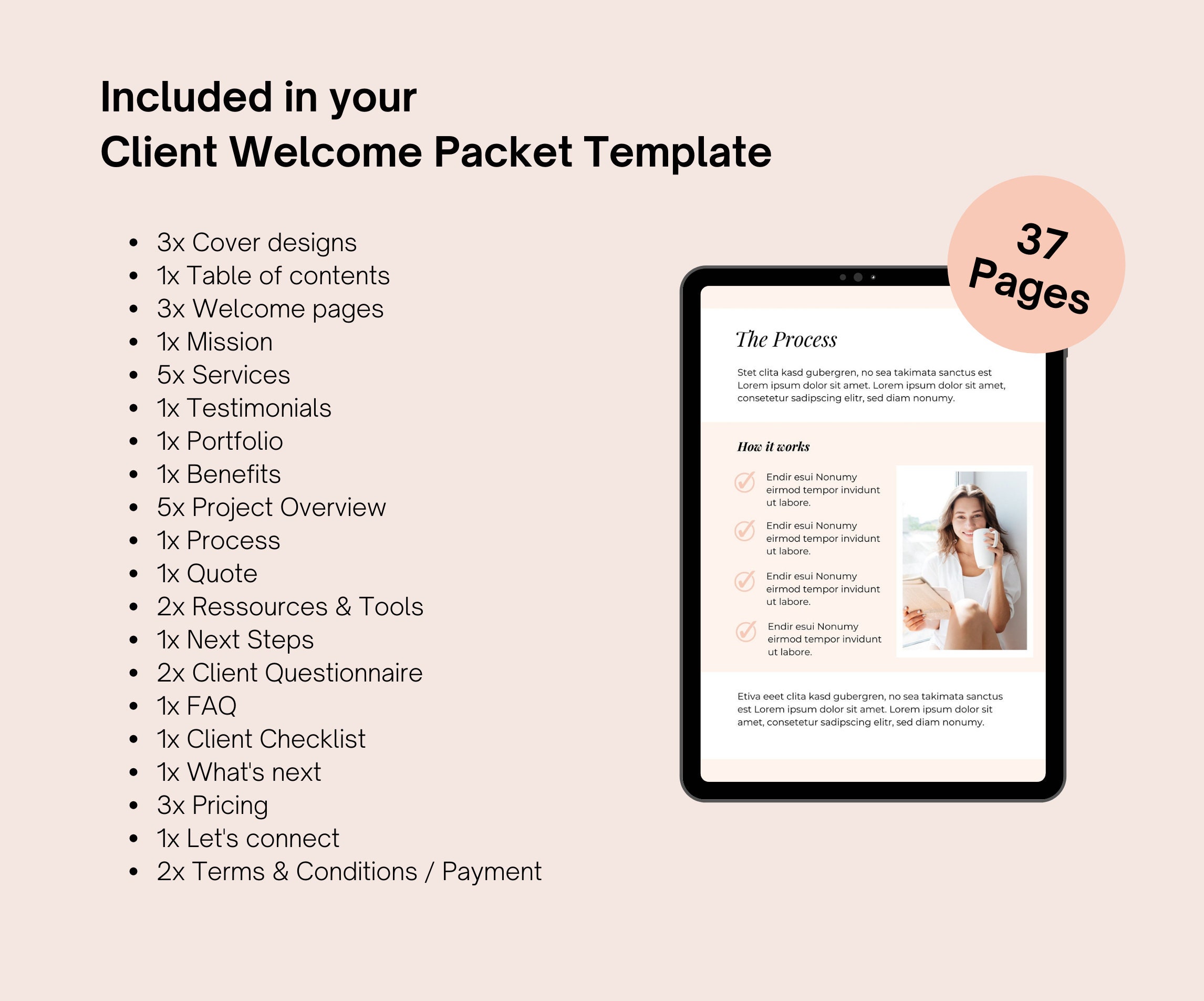Client Welcome Package Template for Canva | New Client Welcome Kit ...