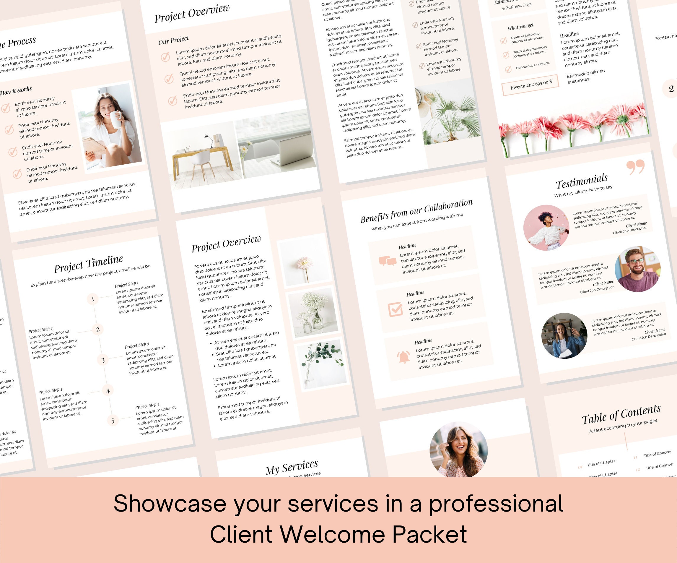 Client Welcome Package Template for Canva New Client Welcome Kit Client ...