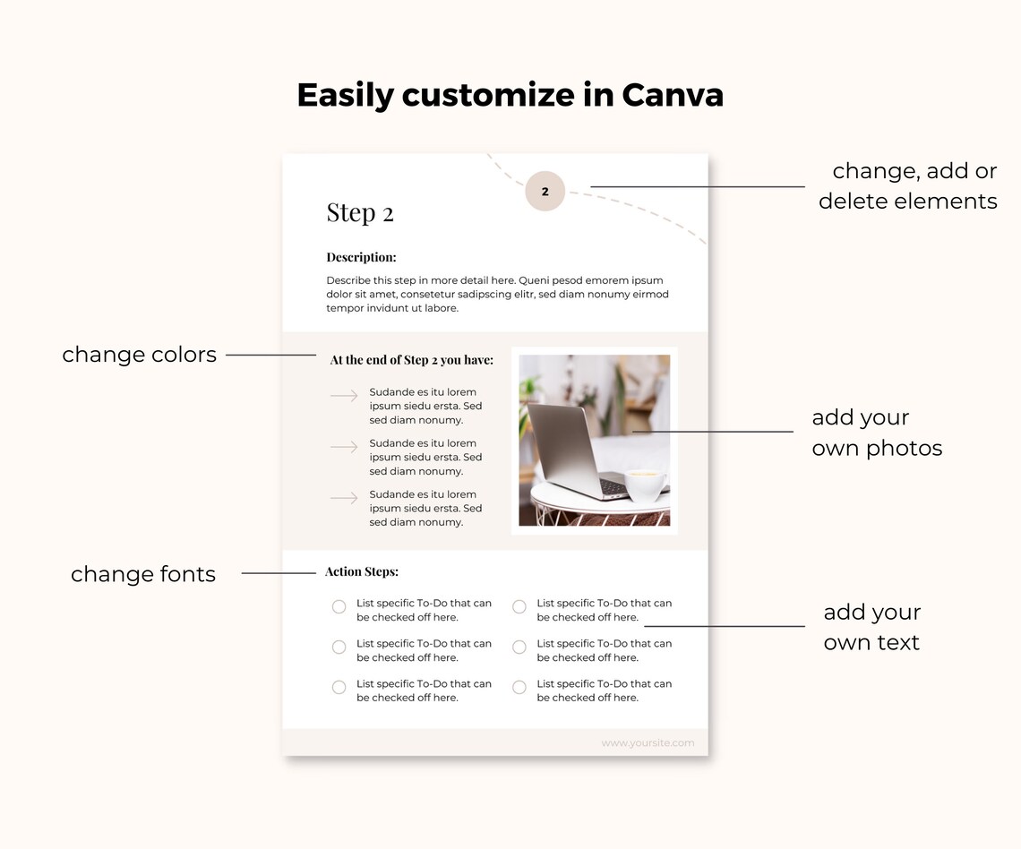 Lead Magnet Template Canva Editable Freebie Template - Etsy