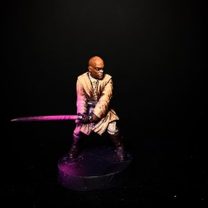 Mace Windu Legion Scale Star Wars || 32mm Handpainted Miniature