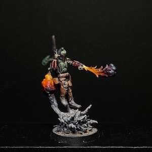Boba Fett with Jett Pack on fire || 32mm Figure