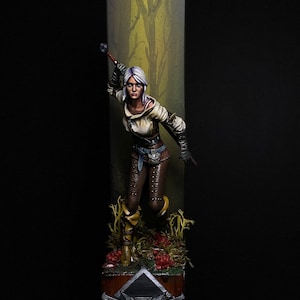 Ciri from The Witcher || 12cm Handpainted Resin Figure
