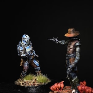 Mandalorian & Cad Bane Star Wars Legion Miniatures