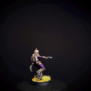 Anpassad kvinnlig Mandalorian Mini (med jetpack-alternativ) || 32 mm figur bild 5