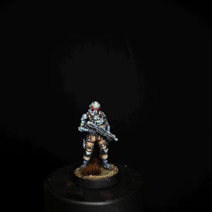 Unit 9 Cyberpunk Commando Miniature || Cyberpunk || 32mm Figure