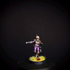 Anpassad kvinnlig Mandalorian Mini (med jetpack-alternativ) || 32 mm figur Standart
