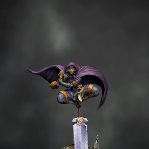 Rogue/Assassin Miniature for Tabletop games || 32 mm DnD