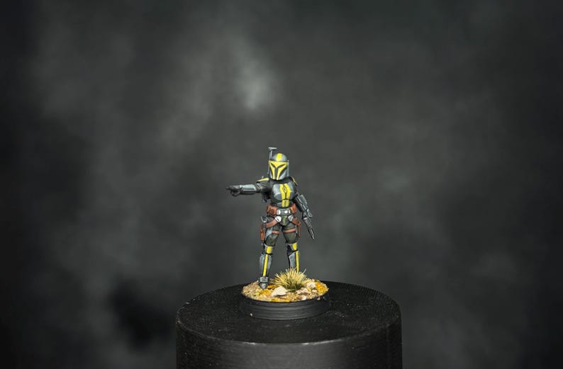 Clan Wren Mandalorian Clan Handpainted Legion Figures Set || 32mm 5 pieces Star Wars image 14