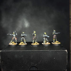 Clan Wren Mandalorian Clan Handpainted Legion Figures Set || 32mm 5 pieces Star Wars image 6