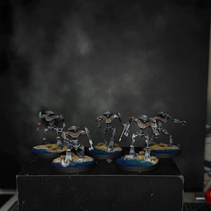 Aqua Droiden ||  50 mm Basis (5 Stück) || Handbemalte Legion Waage