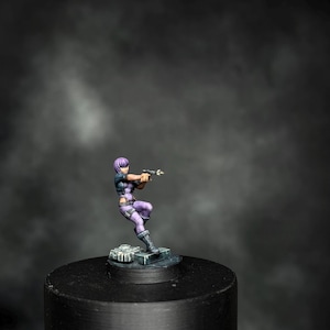 Motoko Kusanagi Ghost in the Shell Miniature || Unit 9 Cyberpunk  || 32mm Figure