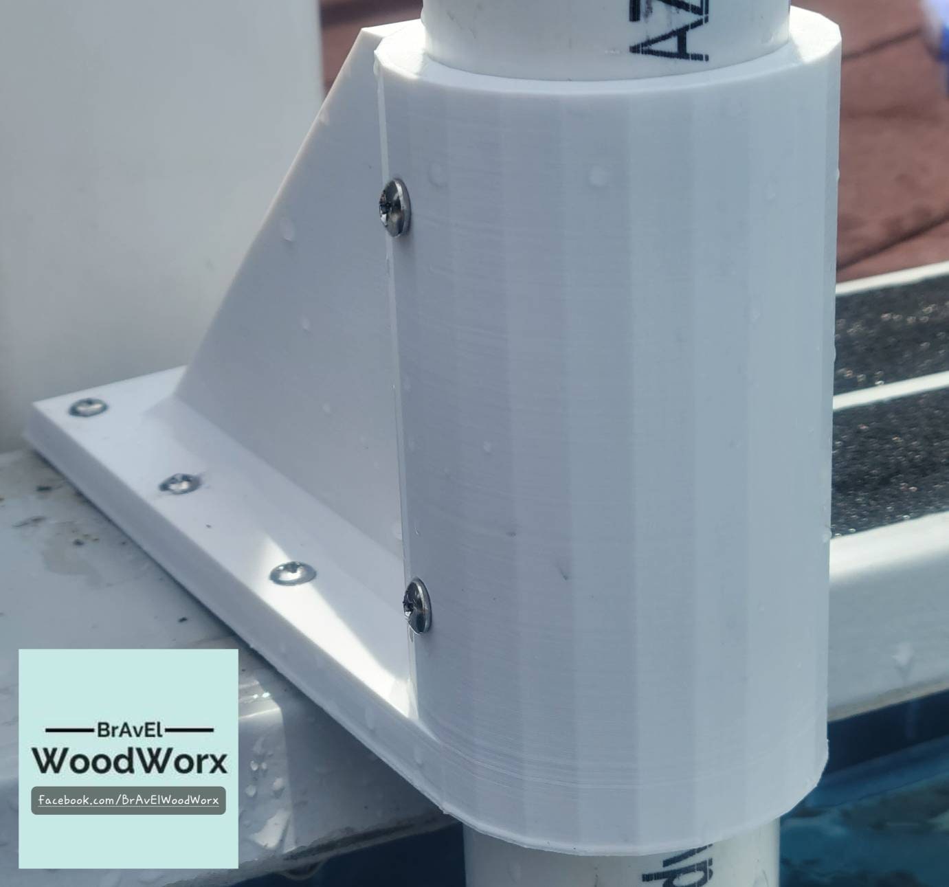 Swimming Pool Ladder / Step Railing Mount Maintenance Pole Fix Etsy