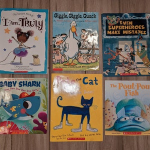 Kids Book Bundle Children Library PICTURE IS EXAMPLE free shipping Kids Books Used Books School Library Daycare Library Books for Kids Story