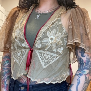Antique Handmade Lace Jacket