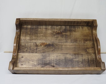 Serving tray with wood handles. Charcuterie tray. Housewarming gift. Free Shipping.