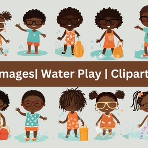 Summer Water Play Clipart Set | 10 images |