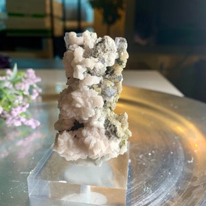 Fluorite du Yaogangxien avec scheelite et arsénopyrite 08