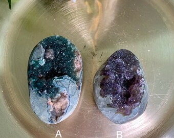 Rare - Uruguay rainbow amethyst, sugary amethyst eggs
