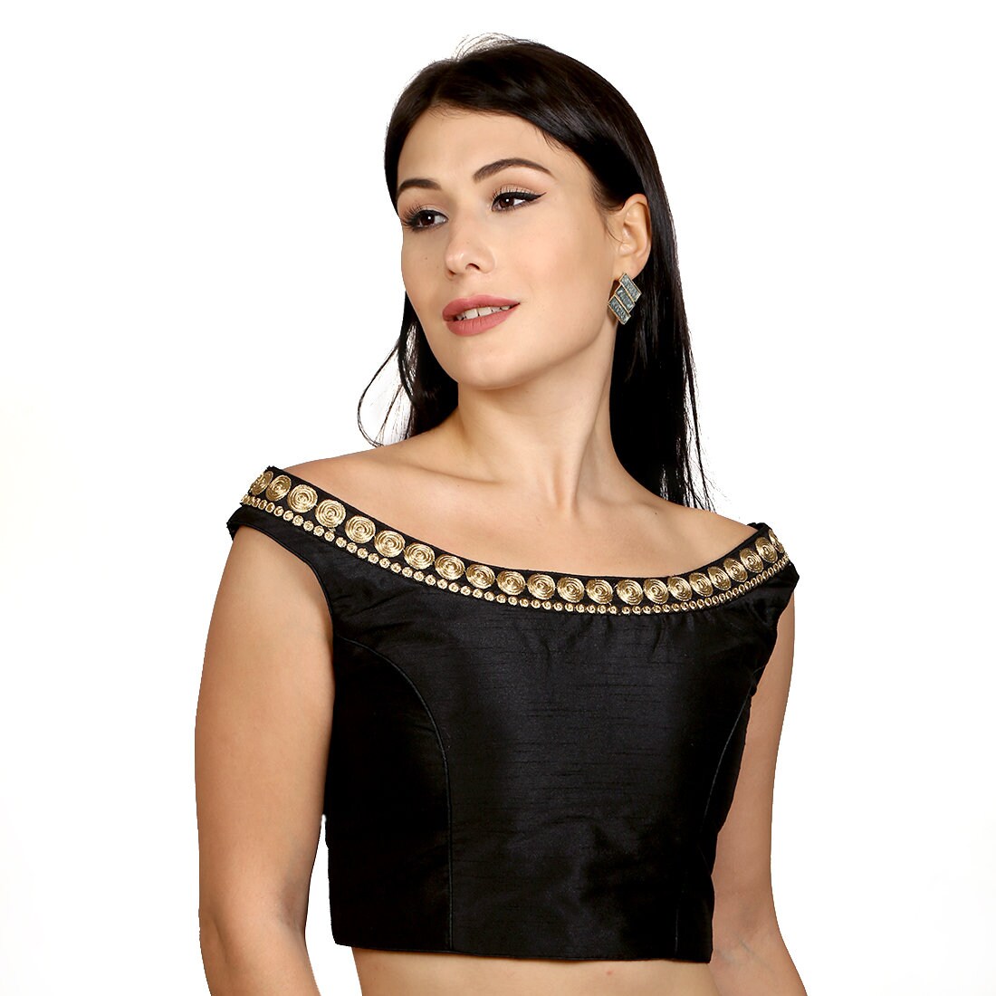 sleeveless saree jackets