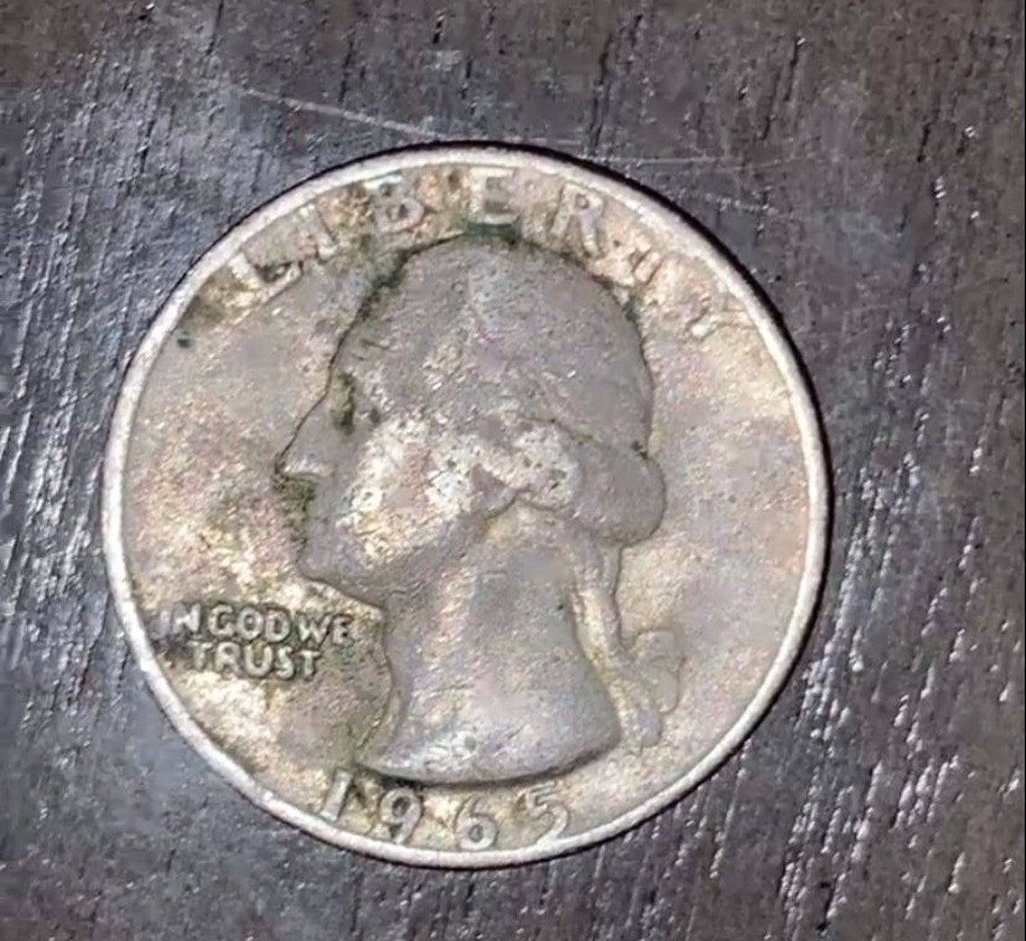 very rare error 1965 quarter no mint mark very rare error 1965 quarter no mint mark
