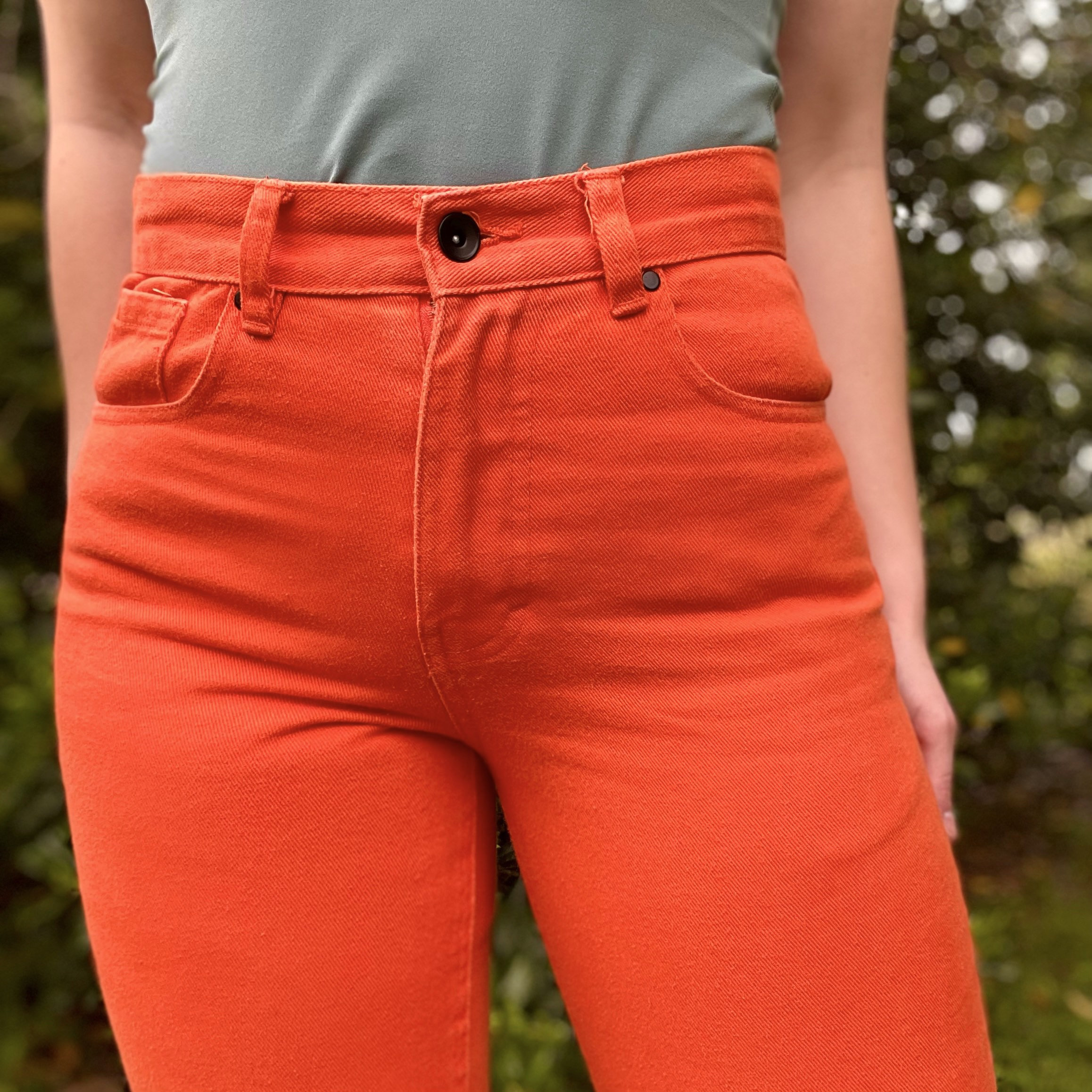 90s Orange Bermuda Shorts will cut shorter for free Etsy