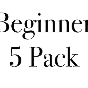 Beginner 5 Pack of Instructions and Part Lists