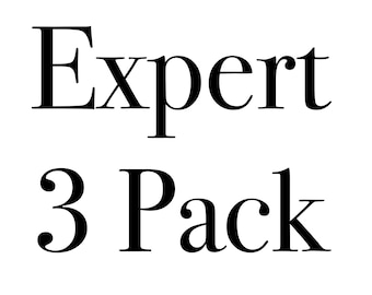 Expert 3 Pack of Instructions and Part Lists