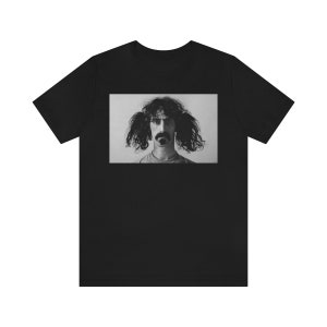 Frank Zappa / フランク・ザッパ [Worn Free] Frank Zappa / Radio Clyde V-Neck Tee (Washed Blue) (Womens) Frank Zappa T-Shirt - Radio Clyde Vintage Rock Tee - Worn Free