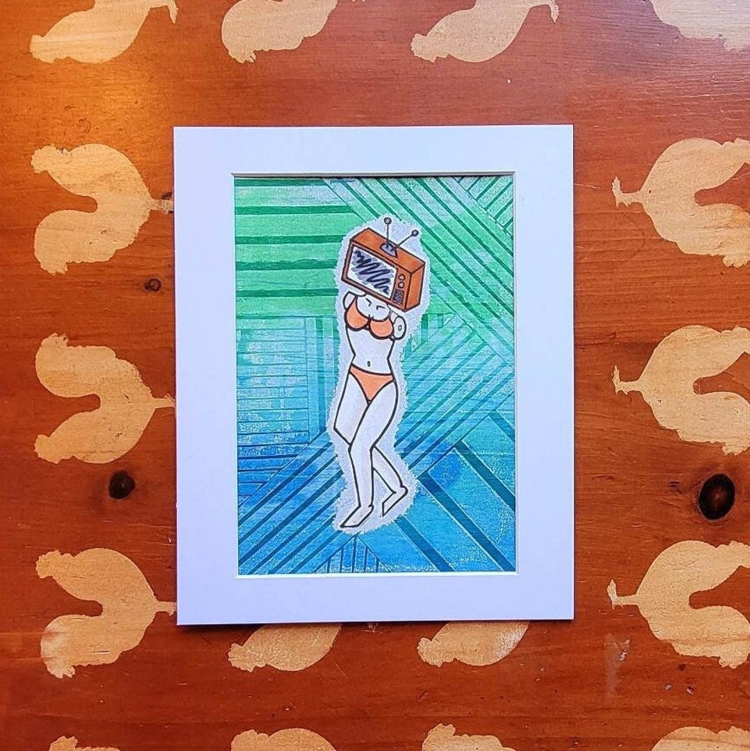 Original 'receptacle' Art Print Etsy