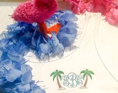 Palm Tree Monogram Tank