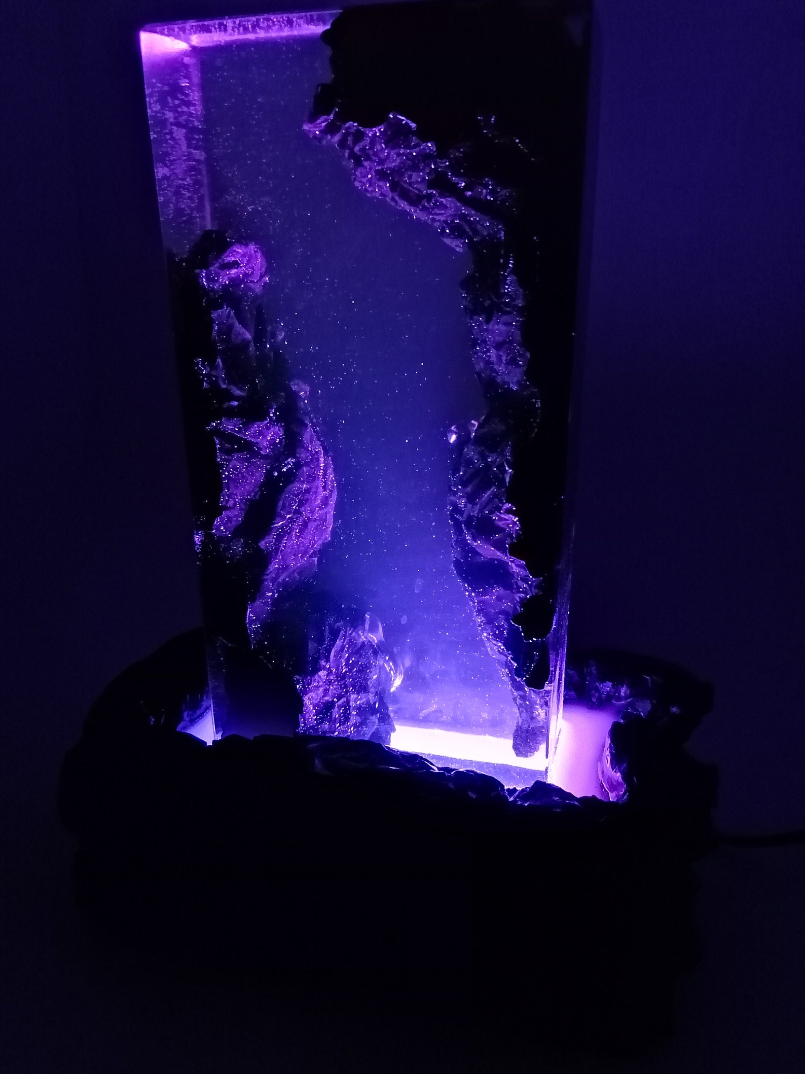 Night Light Night Lamp Epoxy Resin Sculpture Plaster table Etsy