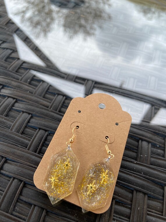 Midnight Star Earrings Etsy