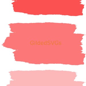6 Brush Strokes PNG/SVG Great for Sublimation