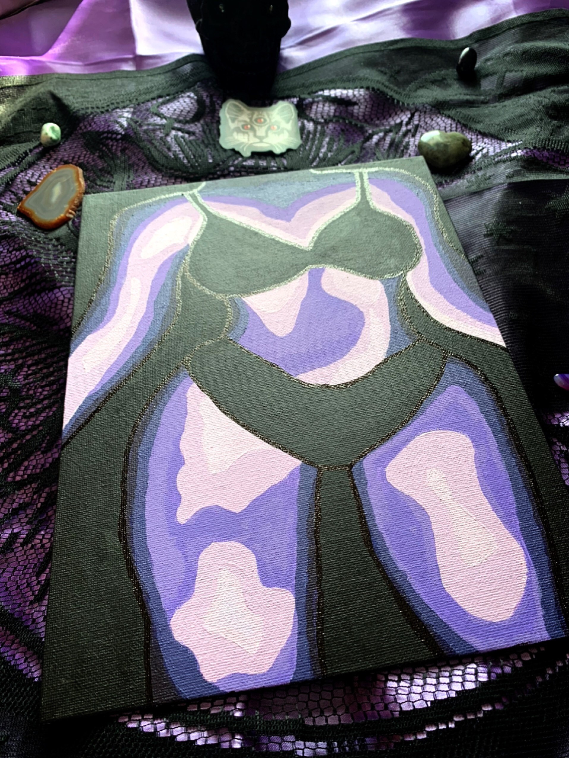 Body Thermal Art Body Thermal Painting Art Purple Art | Etsy