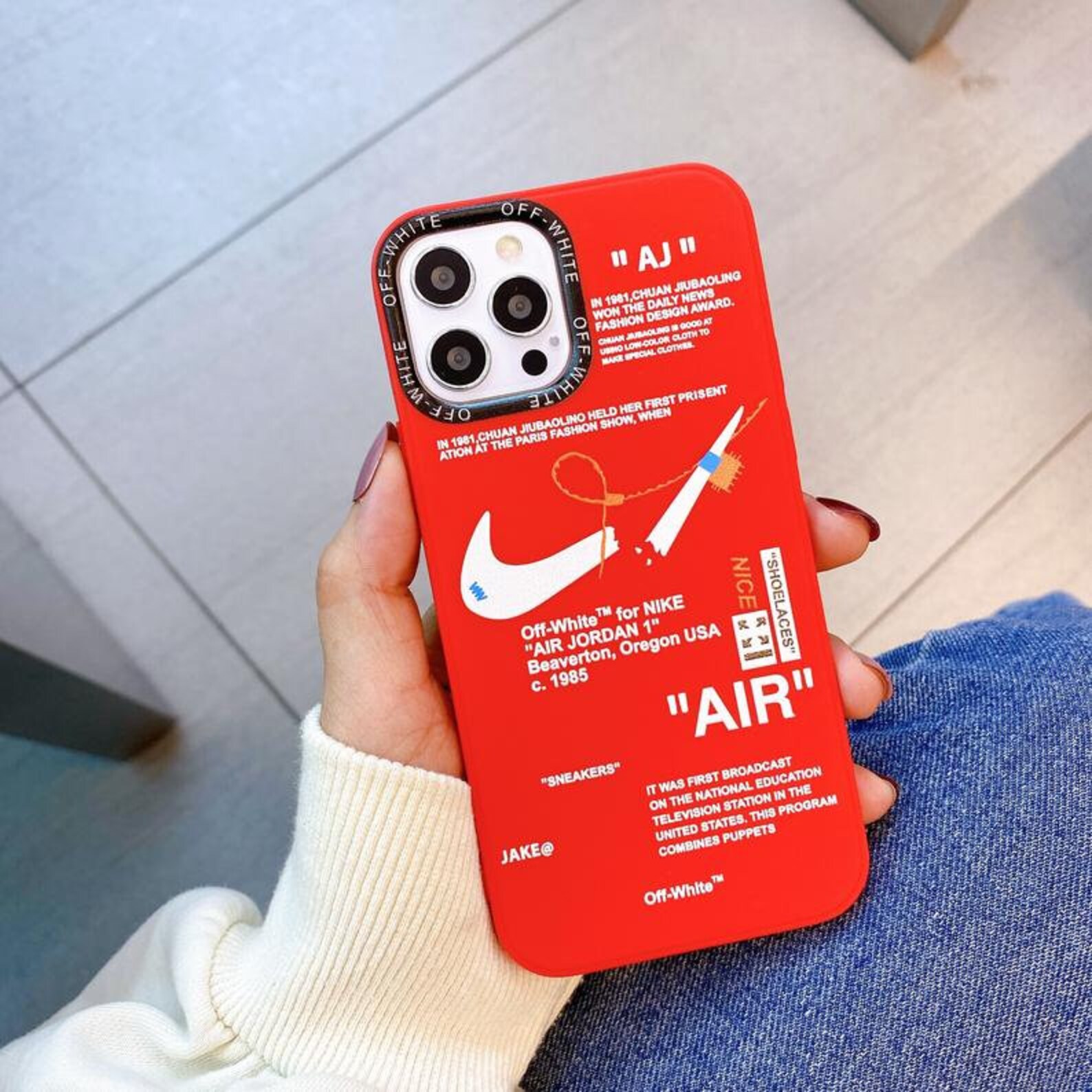 Nike x Off White Air Jordan Designer iPhone Case/Cover For Etsy