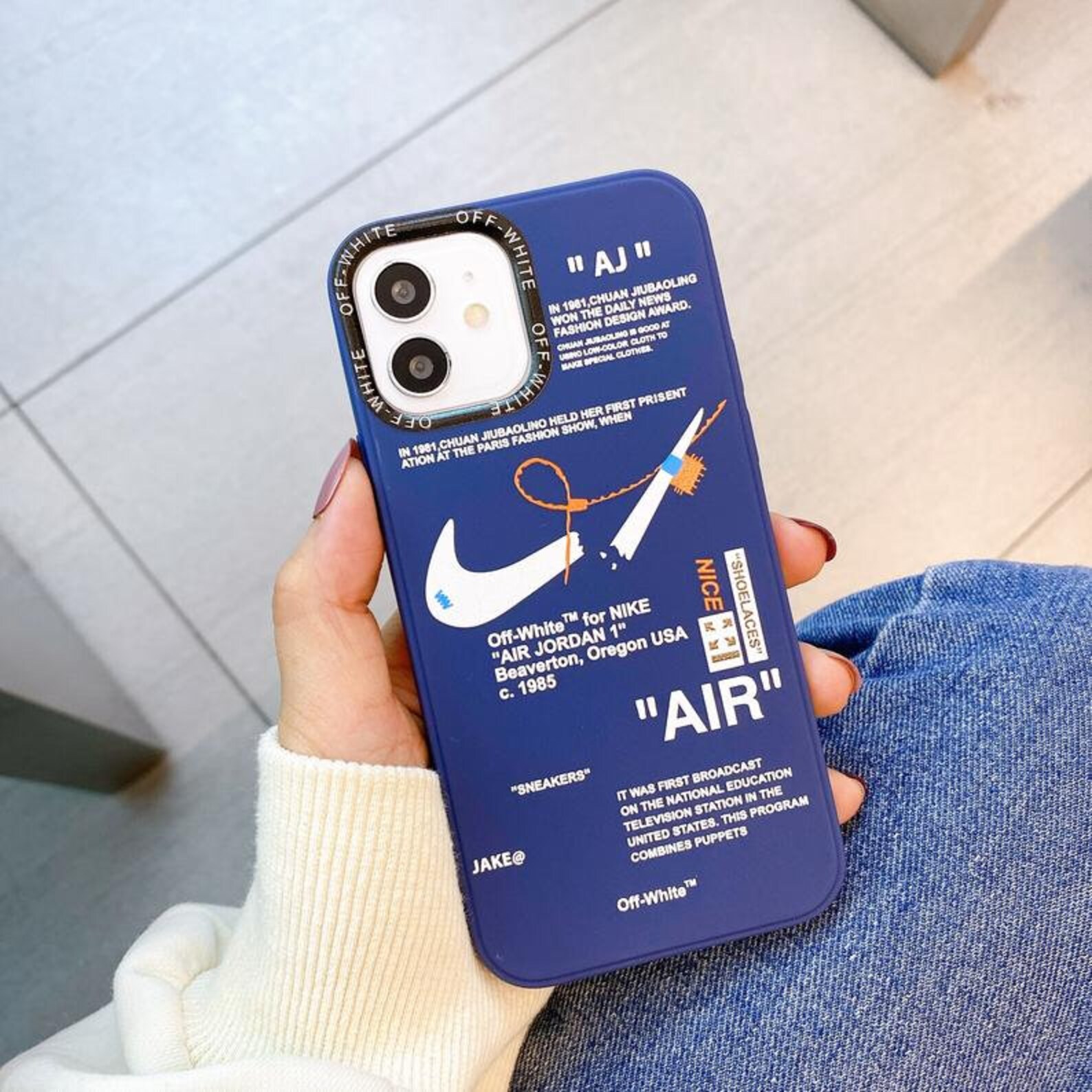 off white jordan 1 phone case