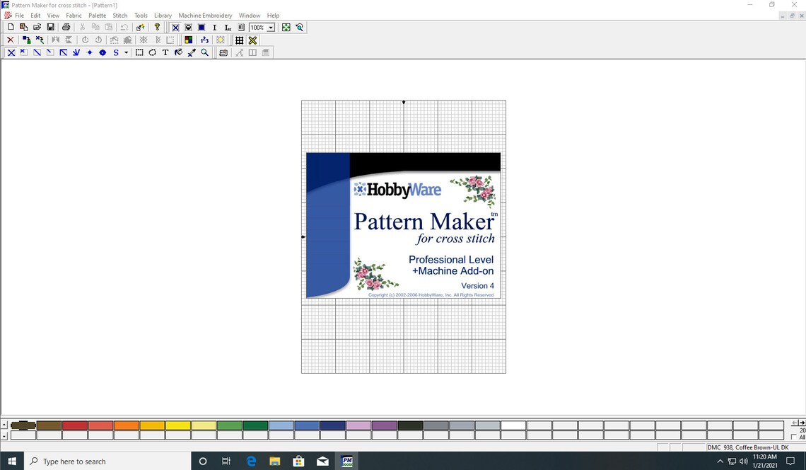 Pattern Maker for cross stitch v4 ProME Offline Installer Etsy