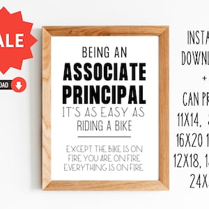 Associé principal/Cadeau pour associé principal/cadeau de remerciement Associé principal/8x10, 11x14, 16x20, 12x18, 12x16, 18x24, 24x36