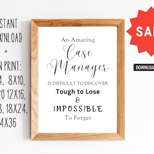 Case Manager Gift/Retirement Case Manager/Case Management Week/Employee Recognition/Case Manager Christmas