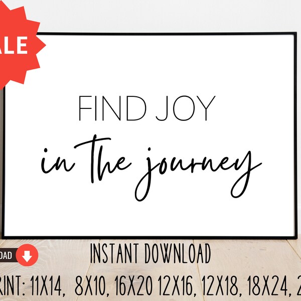 Joy in the Journey - Etsy