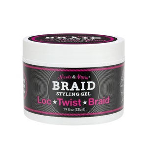 Nicole & Alyssa - Braid Styling Gel for Locs, Twists, and Braids 7.9oz