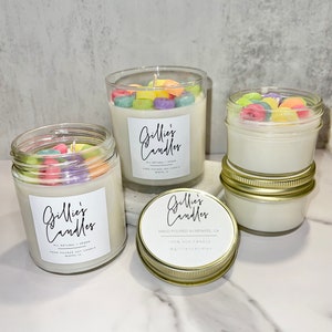 Fruity Loopy Cereal Candle | Fruit Cereal Candle | Cereal Candle | Soy Wax Cereal Candle