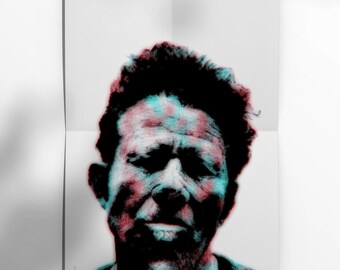 Tom Waits - "that feel" - Poster - Art Print / Picture in 5 sizes - by martmilet