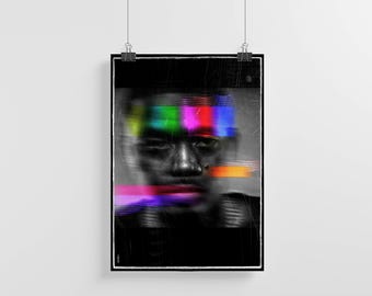 Nas - "Vivid" - Poster/Art Print - Picture in 5 sizes - by martmilet