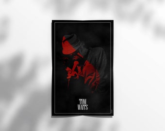 Tom Waits - Poster/Art Print - Picture in 5 sizes - by martmilet