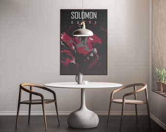 Solomon Burke "falling" - Poster - Art Print / Picture in 5 sizes - by martmilet